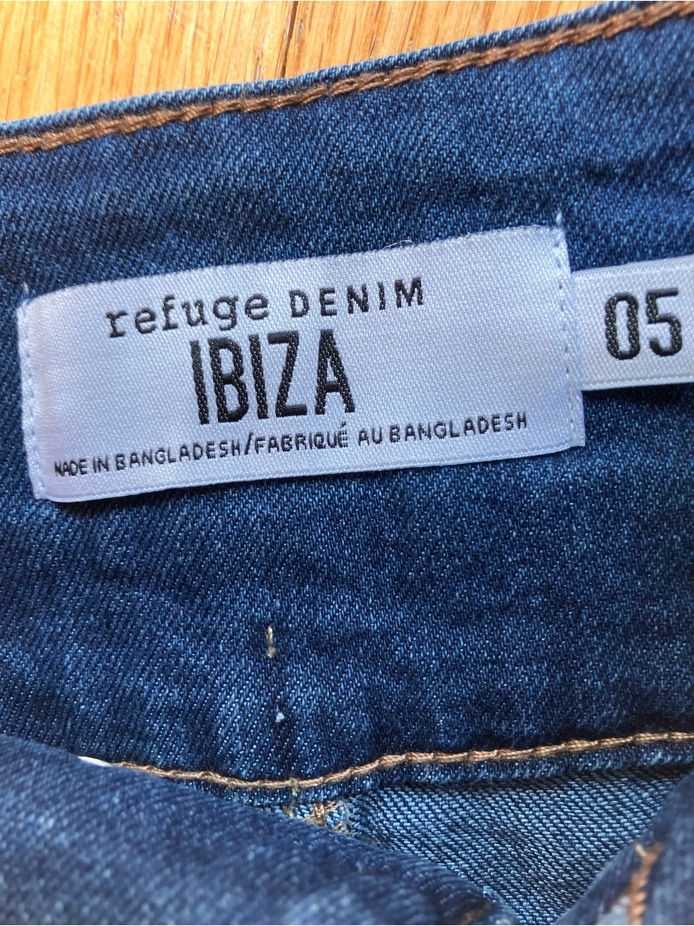 Ibiza High-Waist Dark Blue Denim Shorts - Picture 2 of 6
